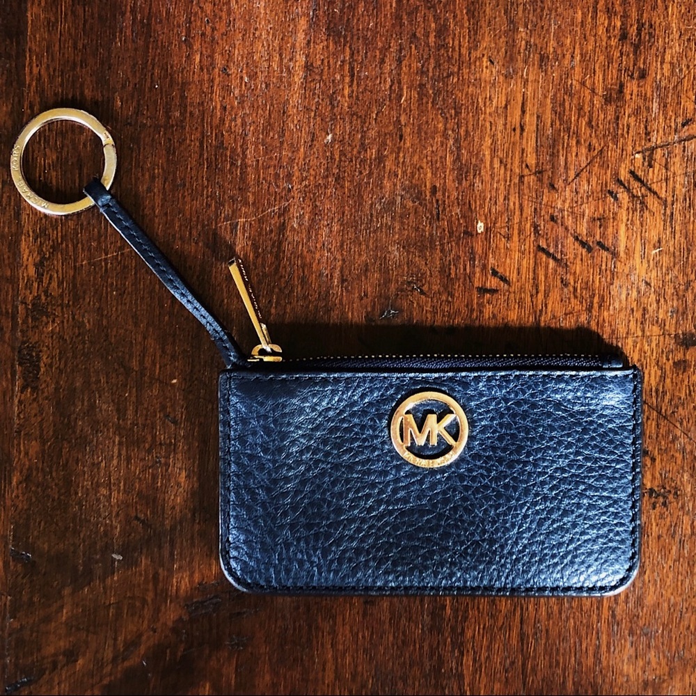 Michael Kors coin purse keychain